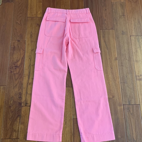 ADIKA Mindset Pink Cargo Pants / Jeans size M BARBIECORE - Picture 5 of 6